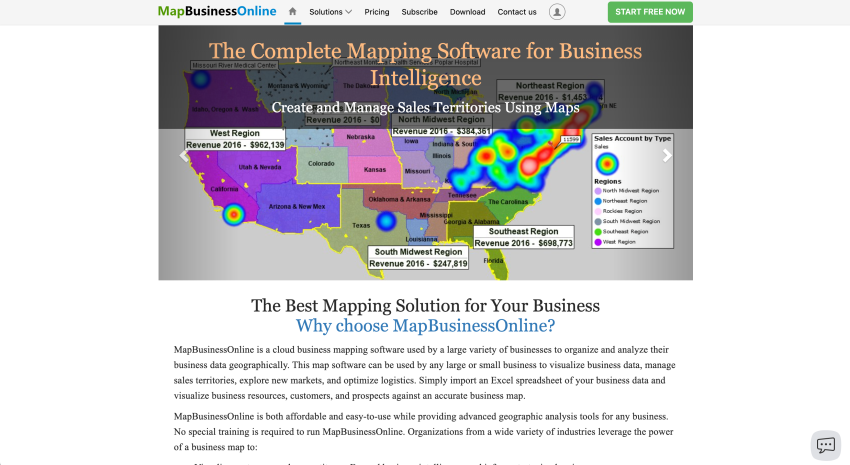sales mapping software