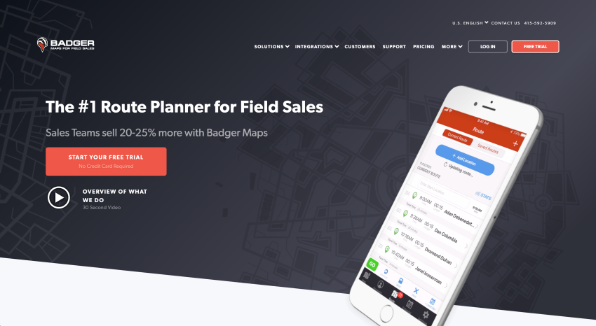 sales mapping software