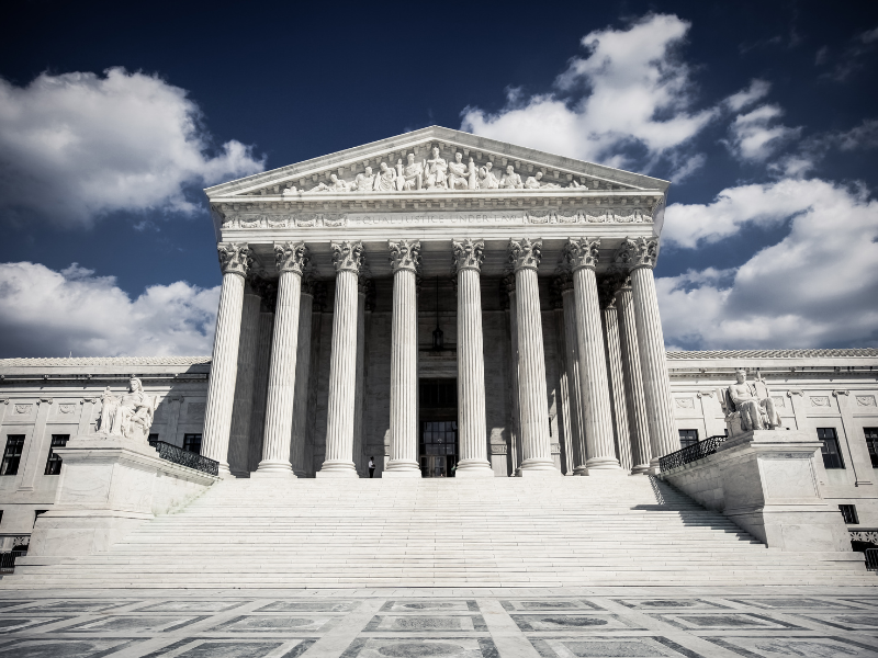 what does royalty free mean - picture of the Supreme Court (front)