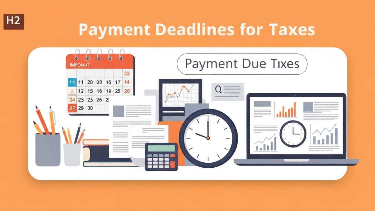 Payment Deadlines for Taxes